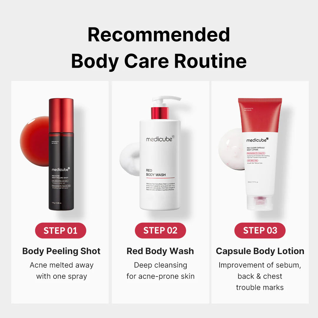 Medicube Red Acne Body Peeling Shot 110G