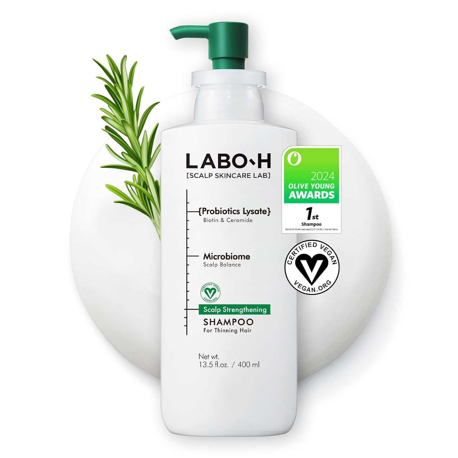 Labo H Hair Loss Relief Shampoo Scalp Strengthening 400Ml