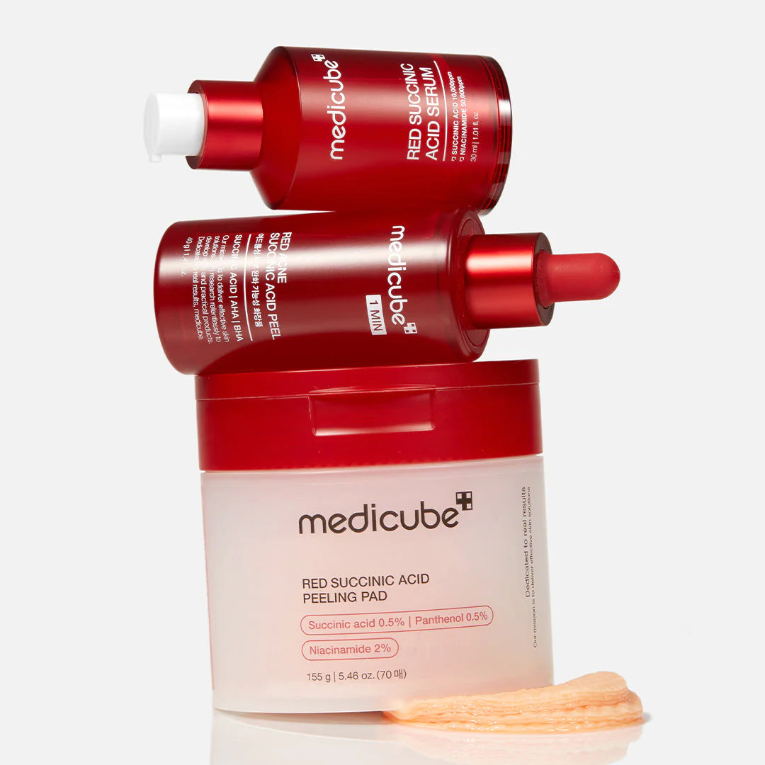 Medicube Red Succinic Acid Peeling Pad 155G/70Pads