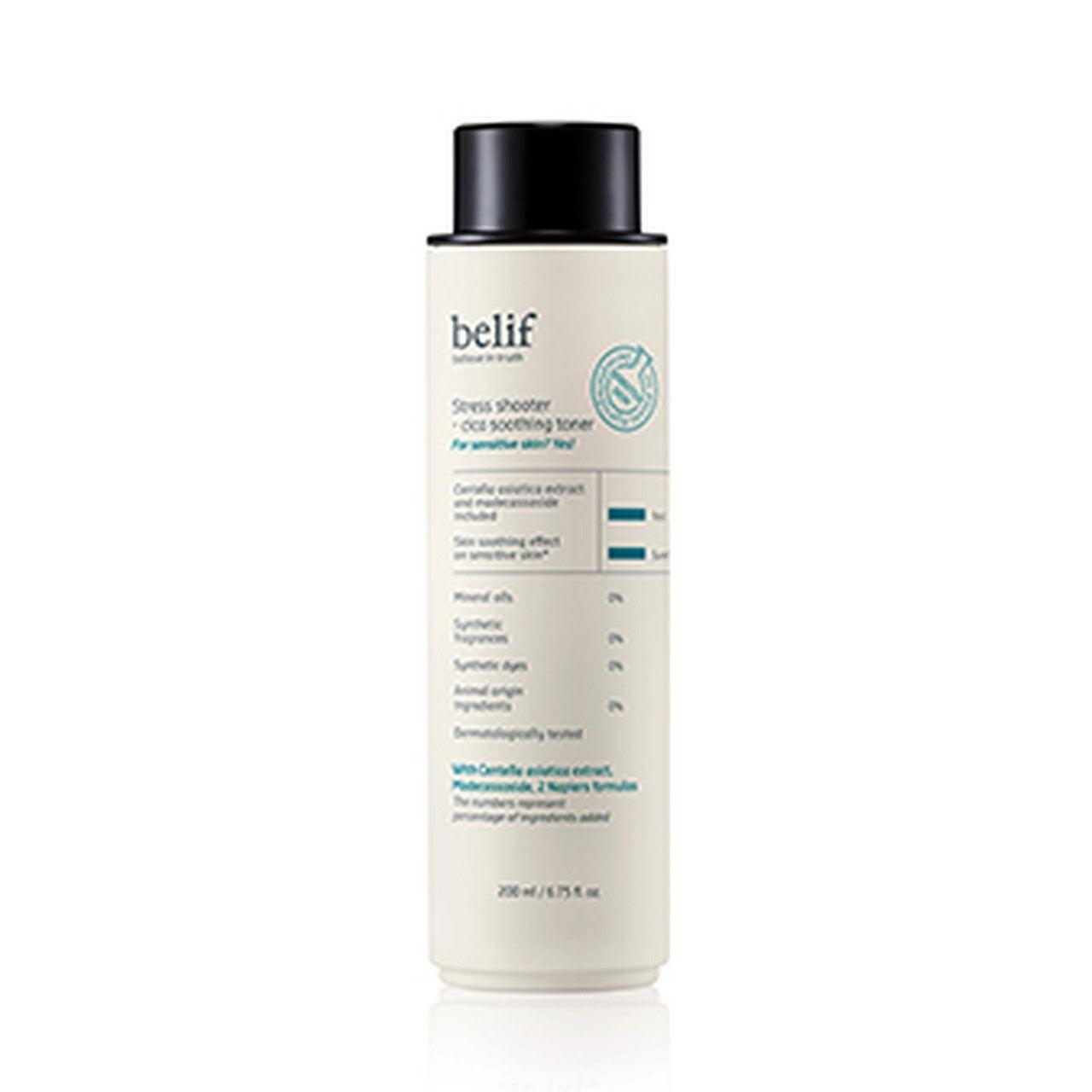 belif Stress Shooter-cica Sooting Toner 200ml-Toner-Skincare Coréenne