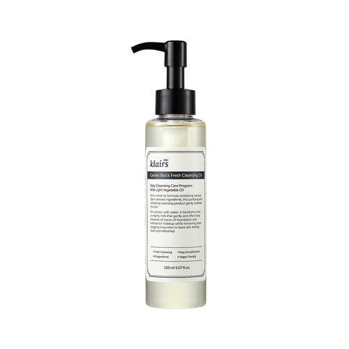 Klairs Gentle Black Huile Nettoyante Fraîche 150 ml