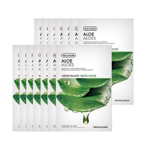 THE FACE SHOP REAL NATURE Face Mask #Aloe (20g