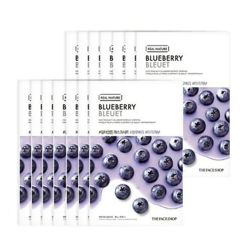 THE FACE SHOP REAL NATURE Face Mask #Blueberry (20g