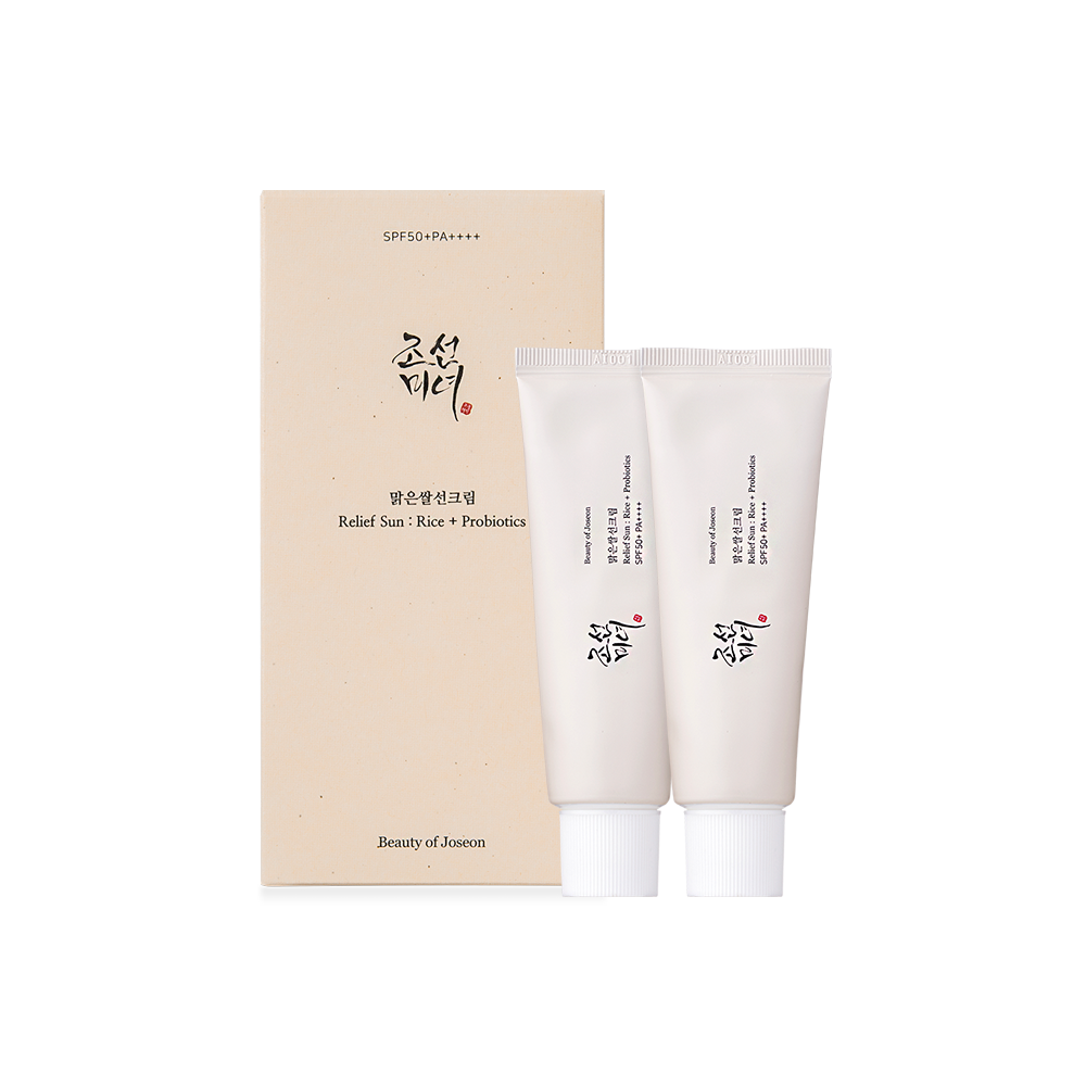 Beauty of Joseon Relief Sun: Rice + Probiotics (SPF50+ PA++++) Double Pack 50ml X 2ea-Sun Cream-Skincare Coréenne