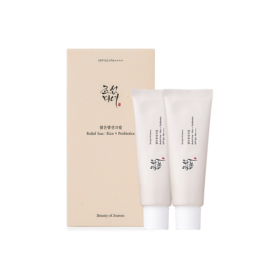 Beauty Of Joseon Relief Sun: Rice + Probiotics (Spf50+ Pa++++) Double Pack 50Ml