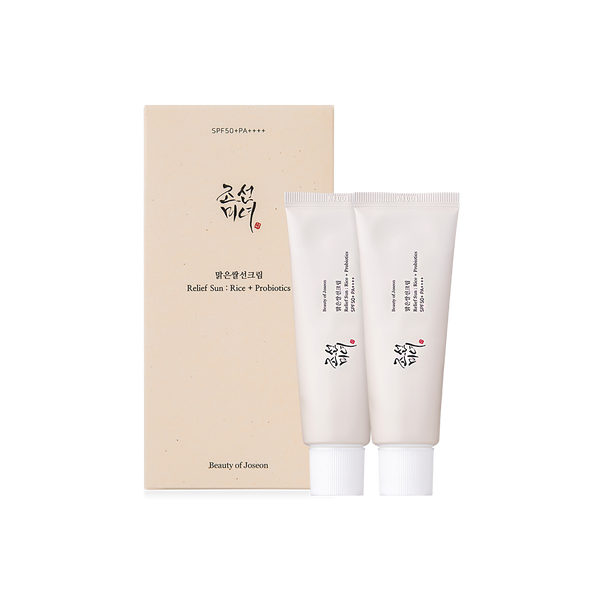 Beauty Of Joseon Relief Sun: Rice + Probiotics (Spf50+ Pa++++) Double Pack 50Ml X 2Ea