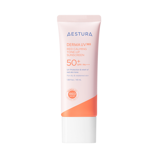 AESTURA Derma UV 365 Red Calming Tone-up Sunscreen 40ml-Sun Cream-Skincare Coréenne