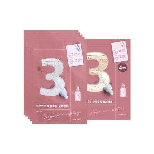 Numbuzin No.3 Tingle Pore Softening Sheet Mask 10Pcs