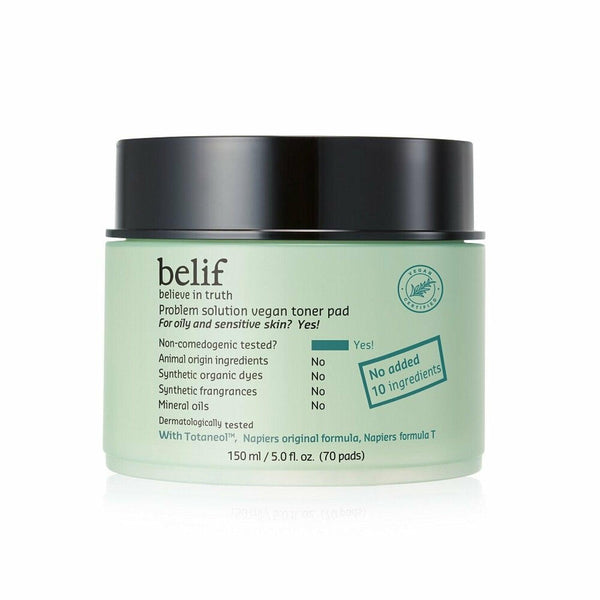 Belif Problem Solution Vegan Toner Pad 150Ml(70 Pads)