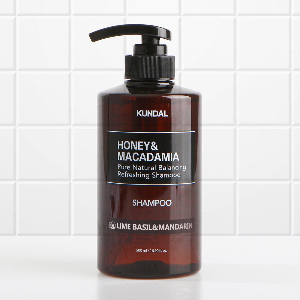 Kundal Honey & Macadamia Pure Natural Balancing Refreshing Shampoo 500ml #LIME BASIL&MANDARIN