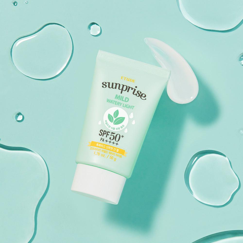 ETUDE Sunprise Mild Watery Light SPF50+ PA++++ 50ml-Sun Cream-Skincare Coréenne