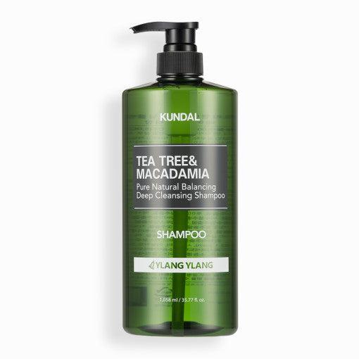 Kundal Tea Tree & Macadamia Deep Cleansing Shampoo 1058Ml #Ylang Ylang