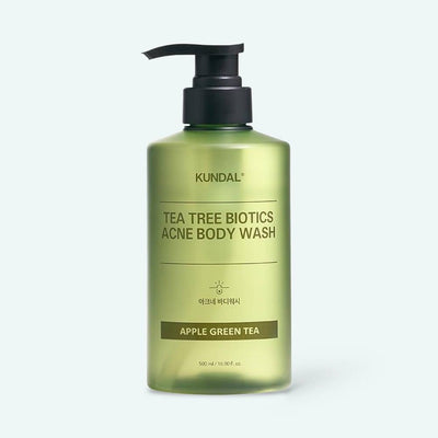 Kundal Tee Tree Bioticts Acne Body Wash 500Ml #Apple Green Tea