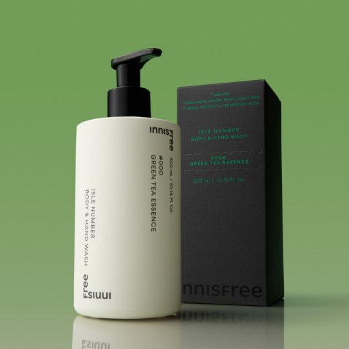 Innisfree Isle Number Body & Hand Wash 300Ml #Green Tea Essence