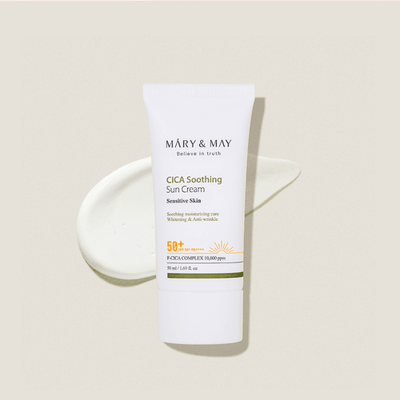 Mary & May Vegan Cica Soothing Crème Solaire SPF50+ PA++++ 50 ml