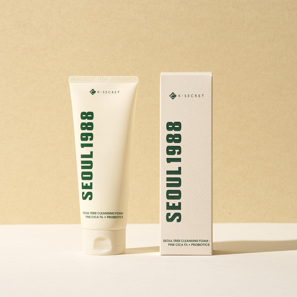 K-Secret Seoul 1988 Cleansing Foam : Pine Cica 1% + Probiotics 150Ml