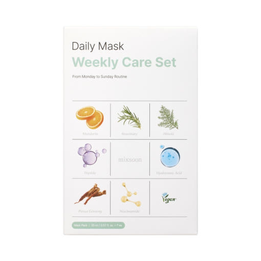 mixsoon Daily Mask Weekly Care Set (20ml X 7ea)