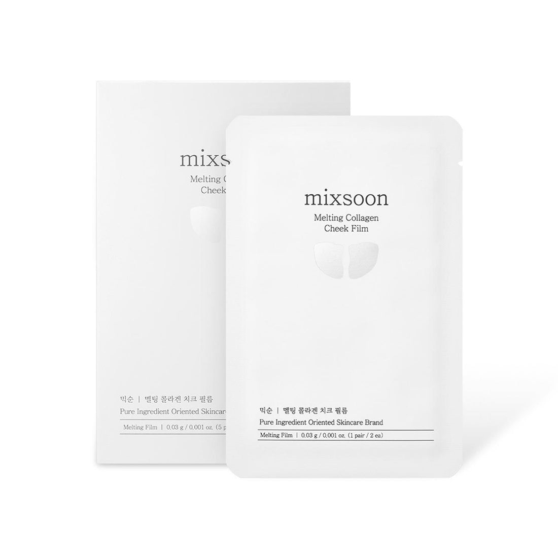 mixsoon Melting Collagen Cheek Film (10ea/5pairs)