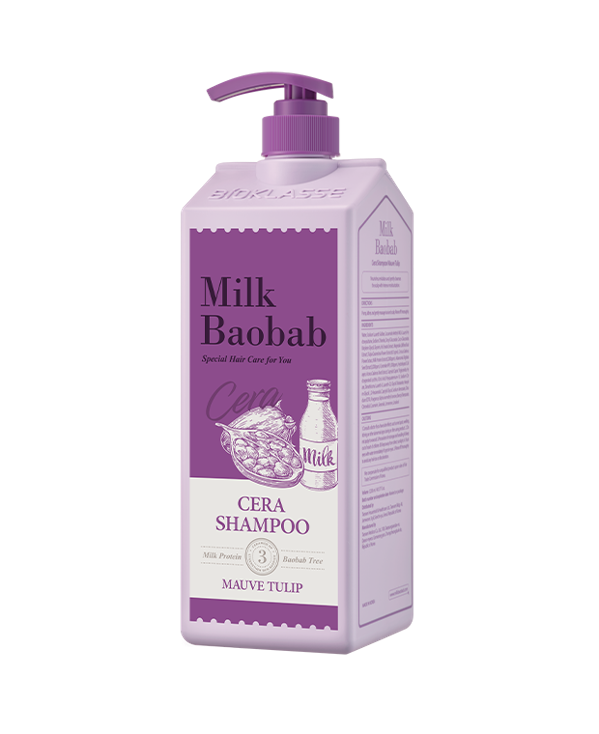 BIOKLASSE Milk Baobab Cera Shampooing Mauve Tulip 1,2 L