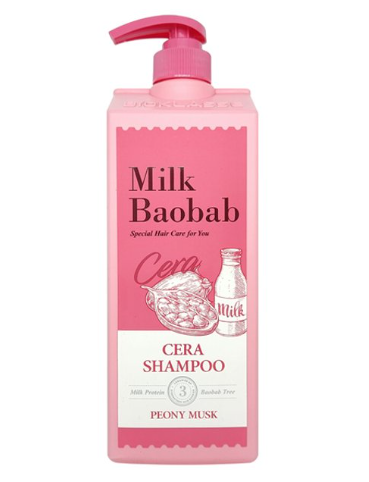 BIOKLASSE Milk Baobab Cera Shampooing Peony Musk 1,2 L