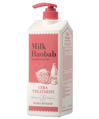 BIOKLASSE Milk Baobab Cera Soin Capillaire Flora Bouquet 1,2 L