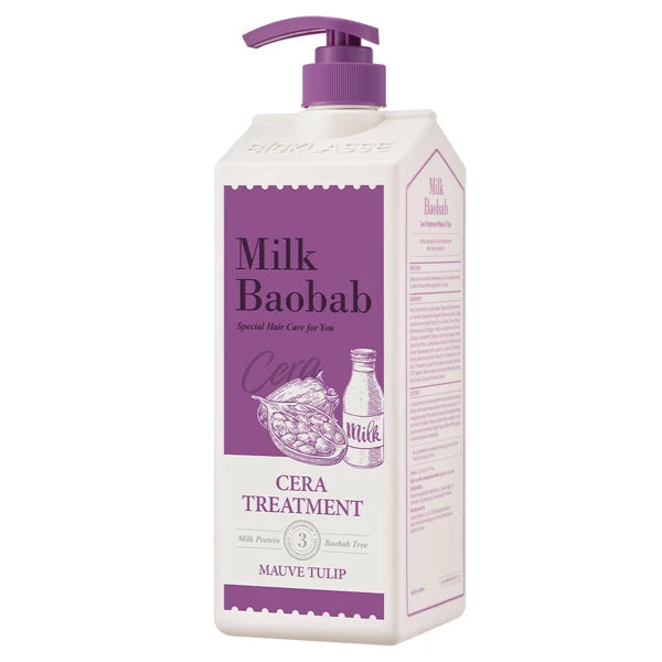 BIOKLASSE Milk Baobab Cera Soin Capillaire Mauve Tulip 1,2 L