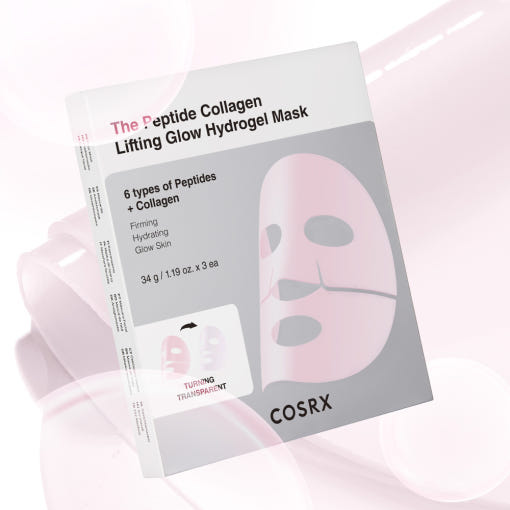 COSRX The Peptide Collagen Lifting Glow Hydrogel Mask 34g