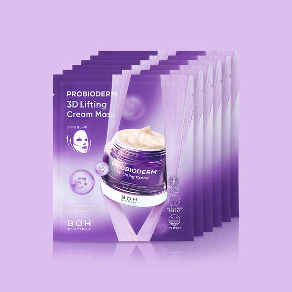 Bio Heal Boh Probioderm 3D Lifting Cream Mask Sheet 30g X 5+1ea