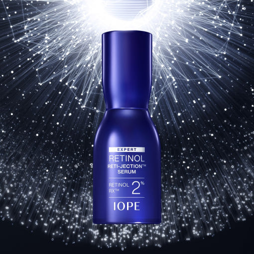 IOPE RETINOL RETI-JECTION SERUM (30ml) – K-Beauty Targeted Anti-Aging Wrinkle Care – High-Concentration Retinol for Firming & Resurfacing