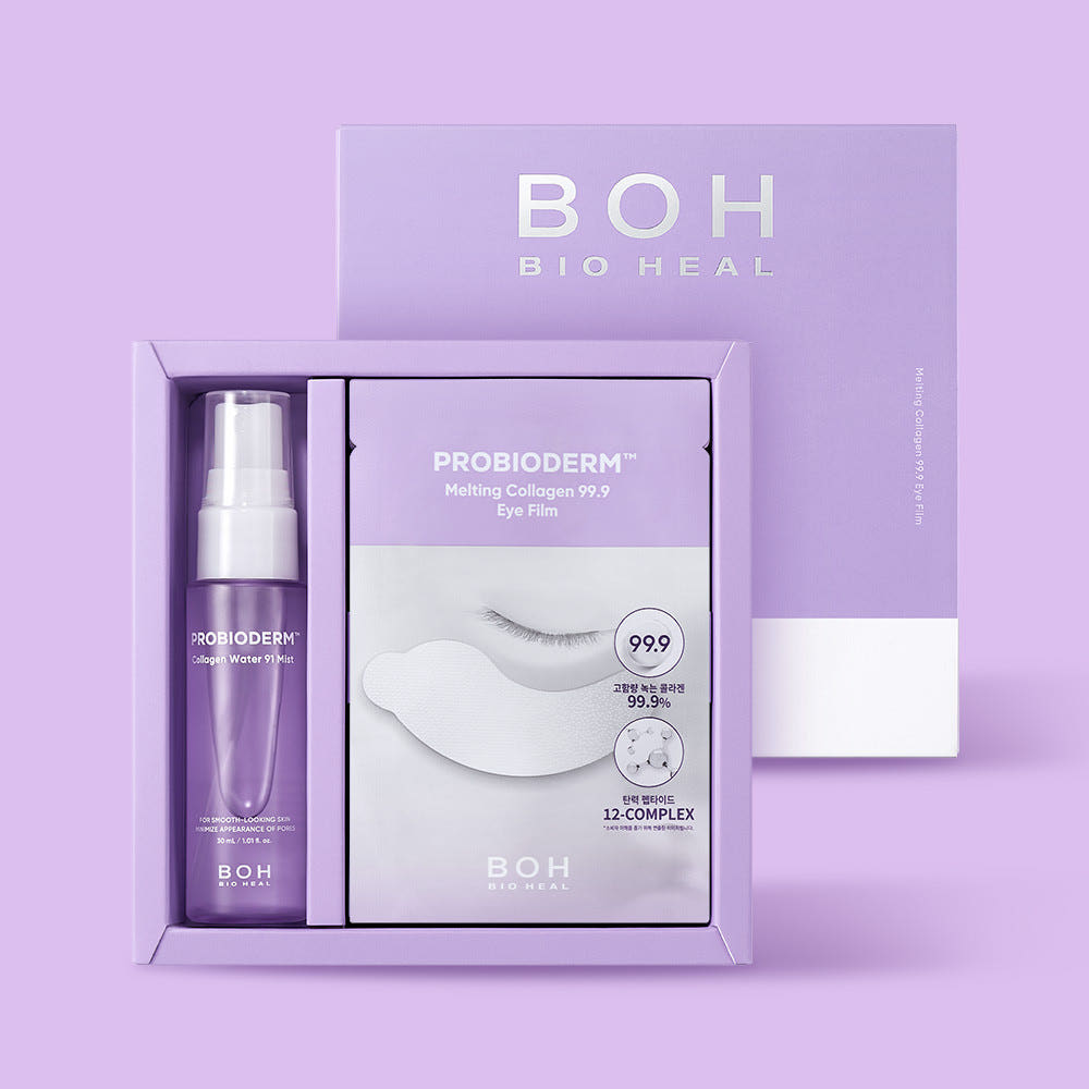 Bio Heal Boh Probioderm Melting Collagen 99.9 Eye Film 28 Sheets + Collagen Water Mist 30ml Set