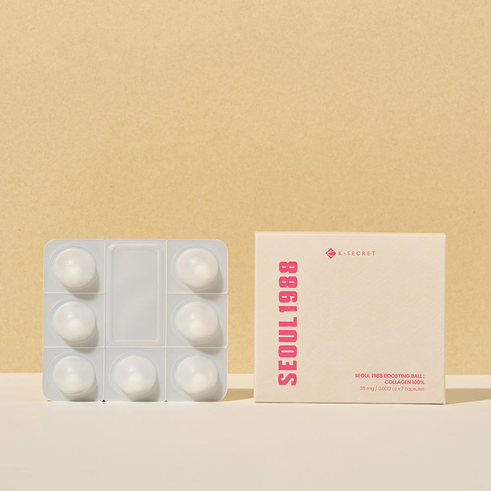 K-Secret Seoul 1988 Boosting Ball Collagen 100% 35mg X 7ea