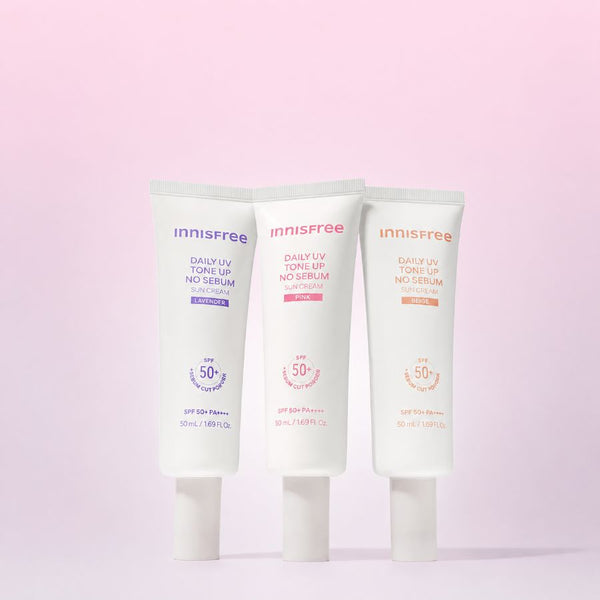 innisfree Daily UV Tone Up No Sebum Sun Cream SPF50+ PA++++ 50ml (3colors)