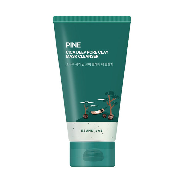 Round Lab Nettoyant Masque Argile Pores Pine Cica 150 ml
