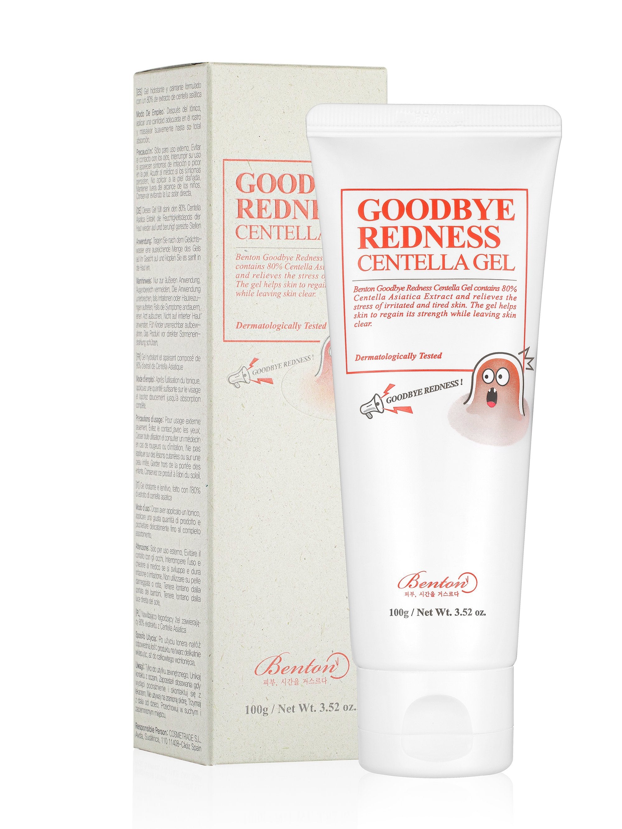 Benton Goodbye Redness Centella Gel 100g-Cream-Skincare Coréenne