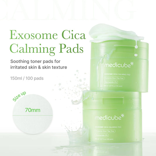 Medicube Exosome Cica Calming Pad 150Ml/100 Pads