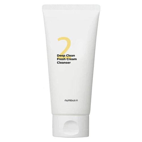 Numbuzin No.2 Deep Clean Fresh Cream Cleanser 120ml-Cleansing Foam-Skincare Coréenne