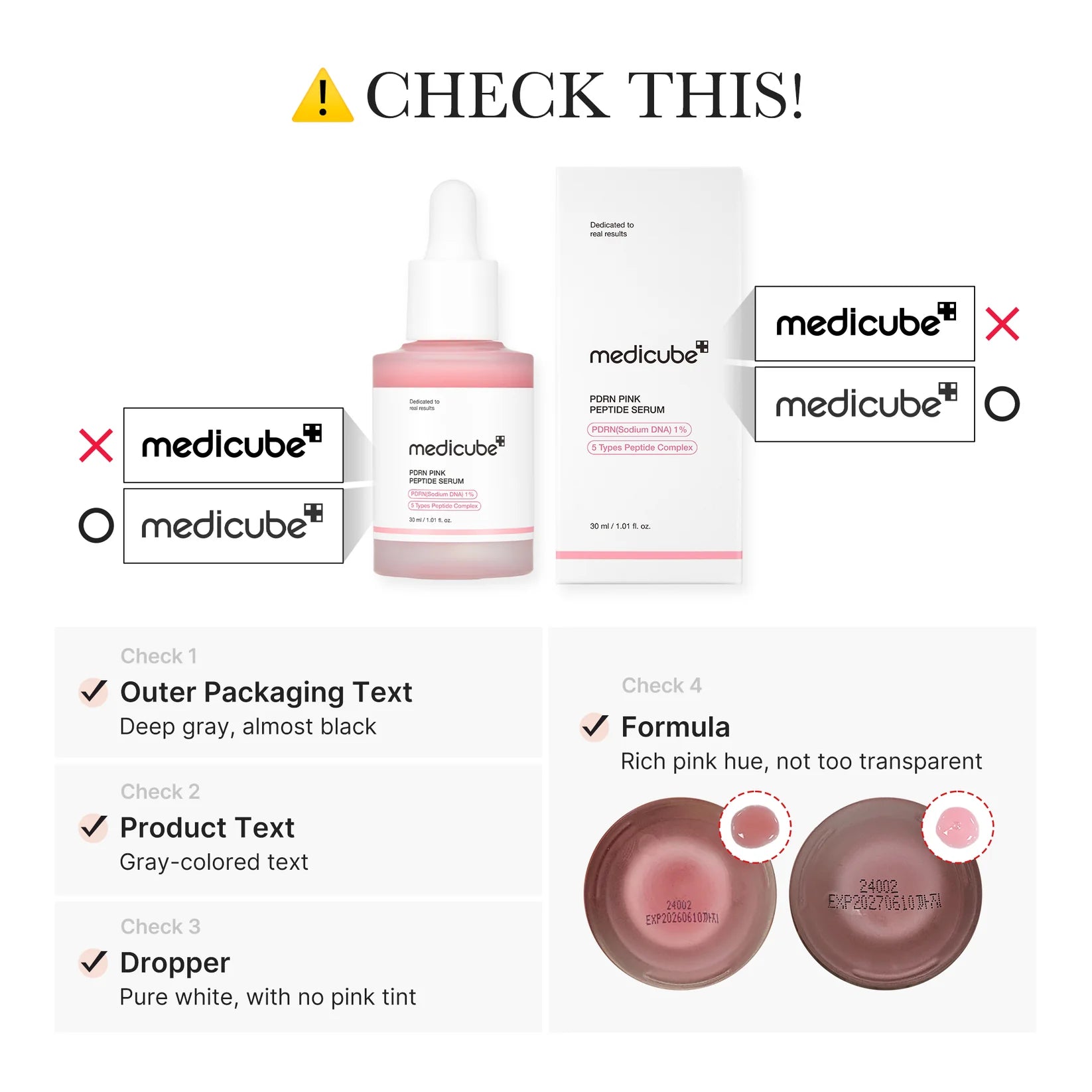 Medicube Pdrn Pink Peptide Serum 30Ml