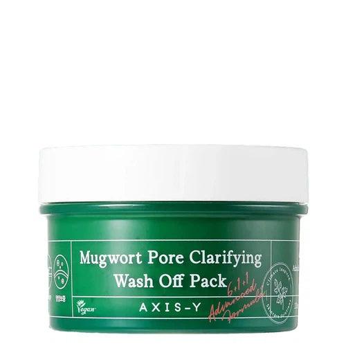 AXIS-Y Mugwort Pore Clarifying Wash Off Pack 100ml-Facial Mask-Skincare Coréenne