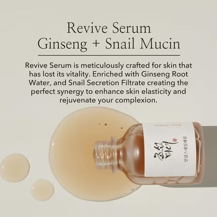 Beauty Of Joseon Serum Line Revive Serum Ginseng + Snail Mucin 30ml 1fl Oz