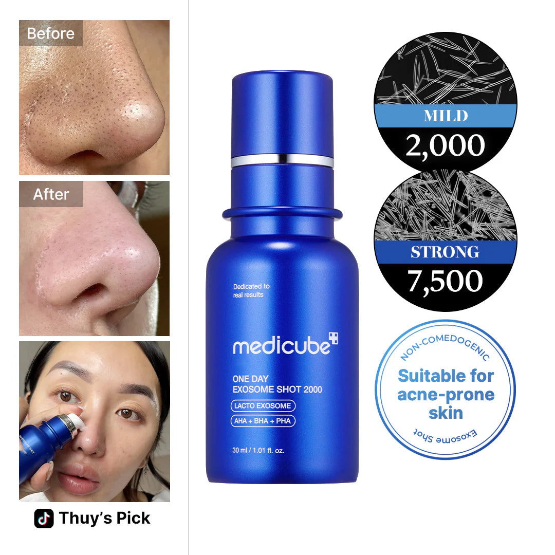 Medicube One Day Exosome Shot Pore Ampoule 2000 30Ml