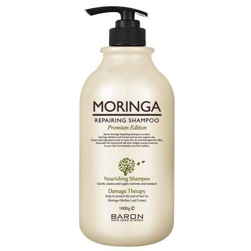 Baron Moringa Repairing Shampoo 1000Ml-Shampoo-Skincare Coréenne