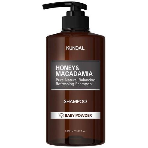 Kundal Honey Macadamia Natural Shampoo Baby Powder 1058Ml-Shampoo-Skincare Coréenne