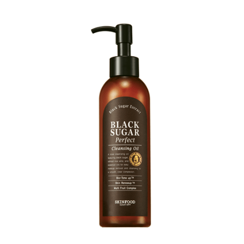 Skinfood Black Sugar Perfect Cleansing Oil 200ml-CLEANSING OIL-Skincare Coréenne