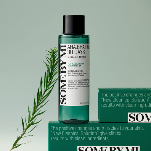 SOME BY MI AHA BHA PHA 30 Days Miracle Toner 150ml-Toner-Skincare Coréenne