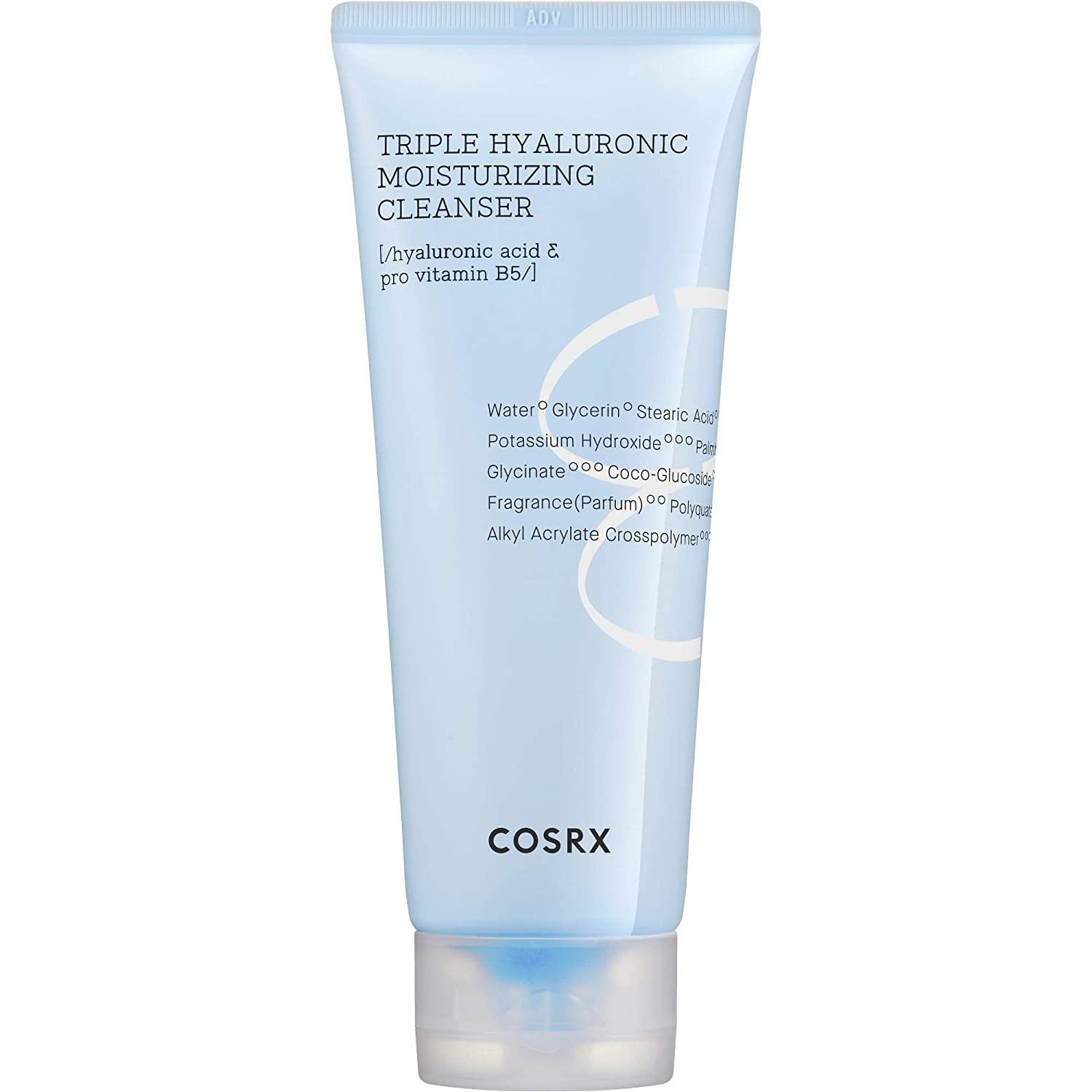 COSRX Triple Hyaluronic Moisturizing Cleanser 150ml-Cleanser-Skincare Coréenne