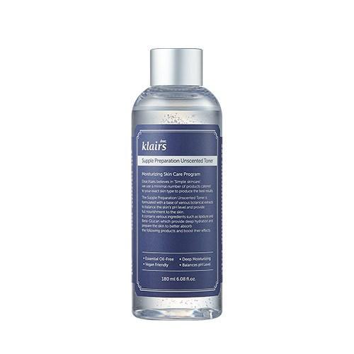 KLAIRS Supple Preparation Unscented Toner 180ml-Toner-Skincare Coréenne