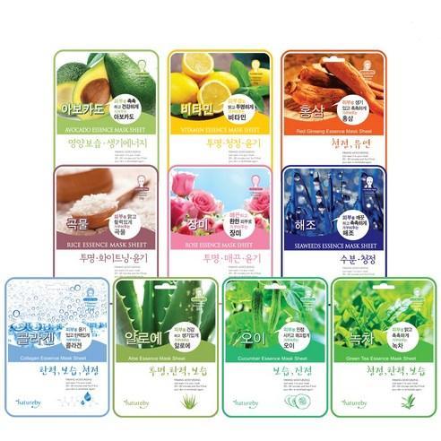 natureby Essence Mask Pack B Type 23g x 100ea-Facial Mask-Skincare Coréenne