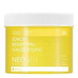 NEOGEN Dermalogy Lemon Bright PHA Gauze Peeling 30 Sheets-Peeling Pad-Skincare Coréenne