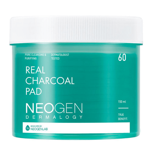 NEOGEN Dermalogy Real Charcoal Pad 60 Sheets-Peeling Pad-Skincare Coréenne