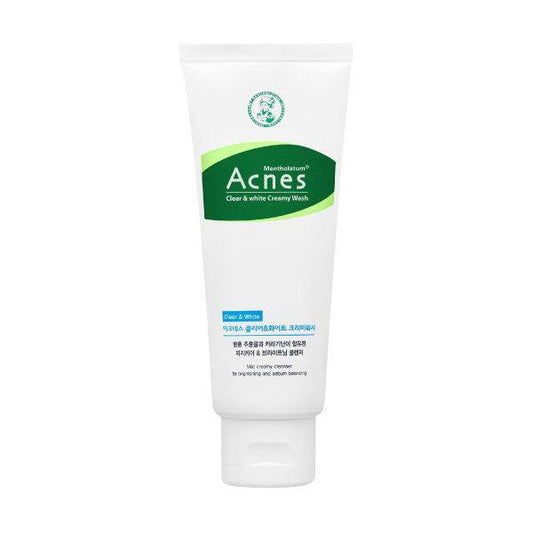 Acnes Clear and White Creamy Wash 100g-Cleansing Foam-Skincare Coréenne